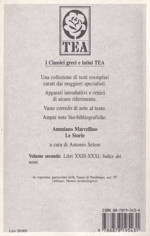 Le Storie volume secondo. Libri XXIII - XXXI