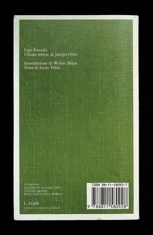 Le ultime lettere di Jacopo Ortis