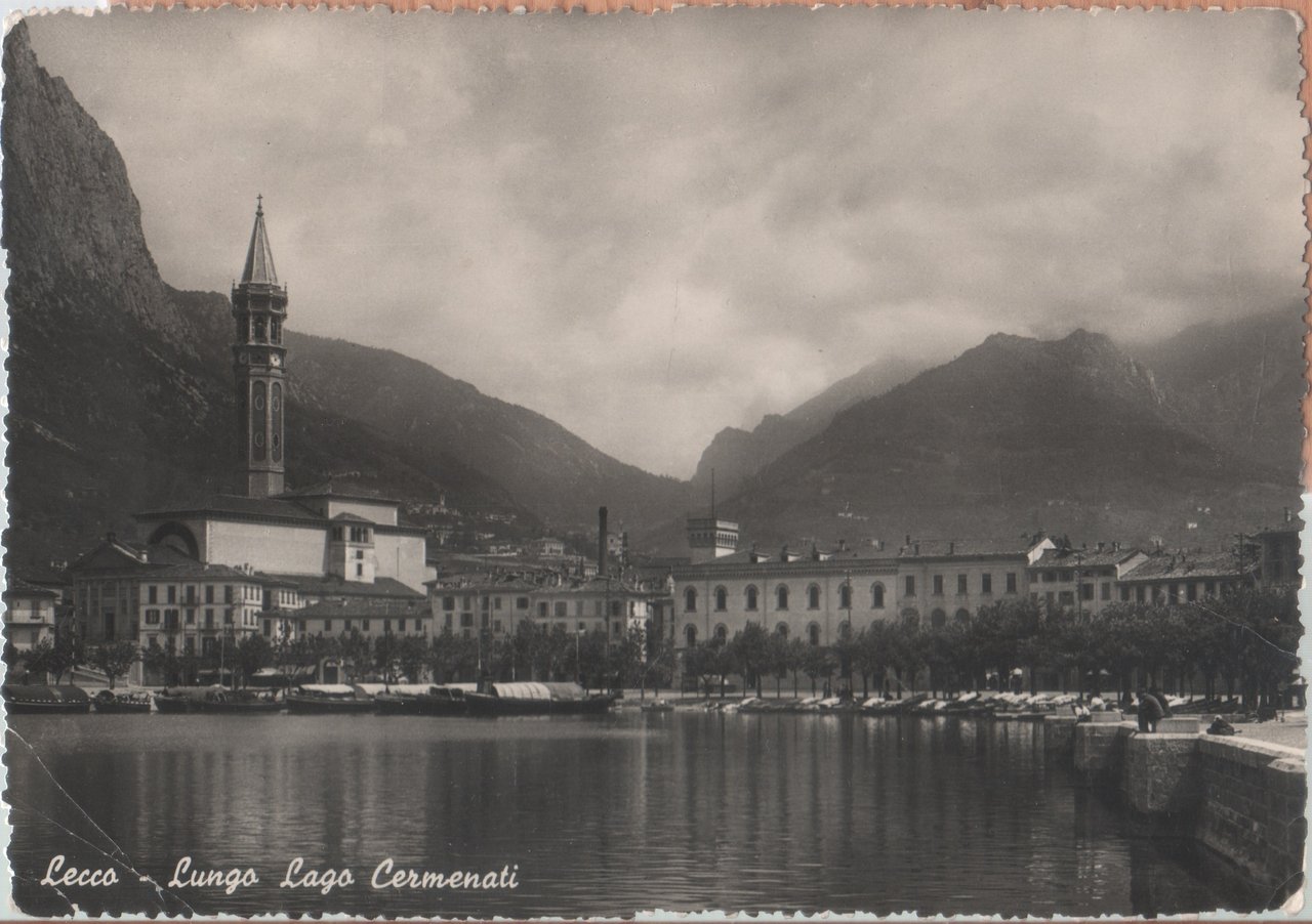 Lecco. Lungolago Cermenati. Viaggiata 1953 | Immagine principale