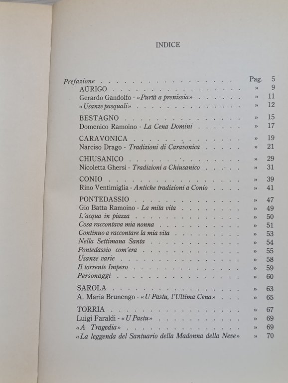 Leggende e Tradizioni della Valle dell'Impero