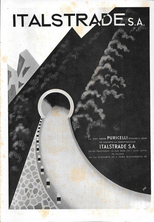 Lenti Galileo Primato / Italstrade. Advertising 1941 | Immagine Gallery 2
