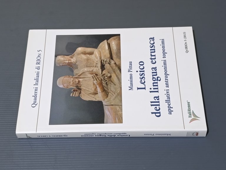 Lessico della lingua etrusca. Appellativi, antroponimi, toponimi