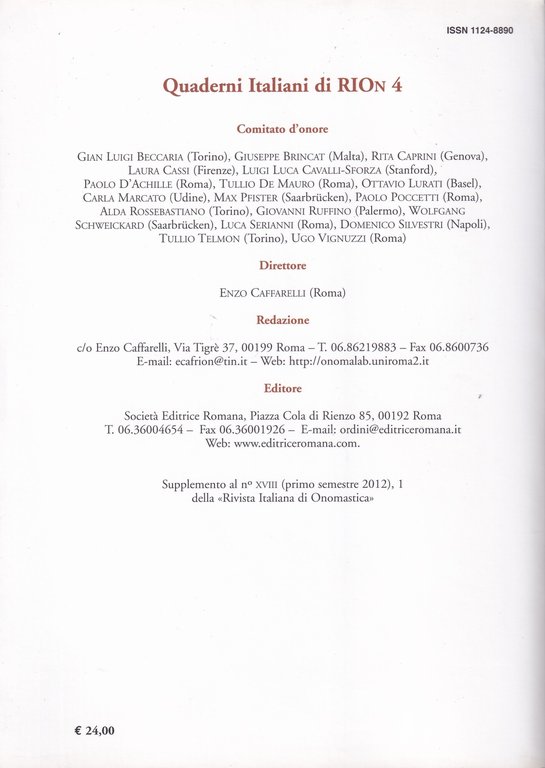 Lessico italiano di origine etrusca