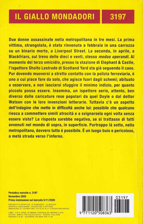 Lestrade e i delitti della metropolitana. Il Giallo Mondadori n^ … | Immagine Gallery 2