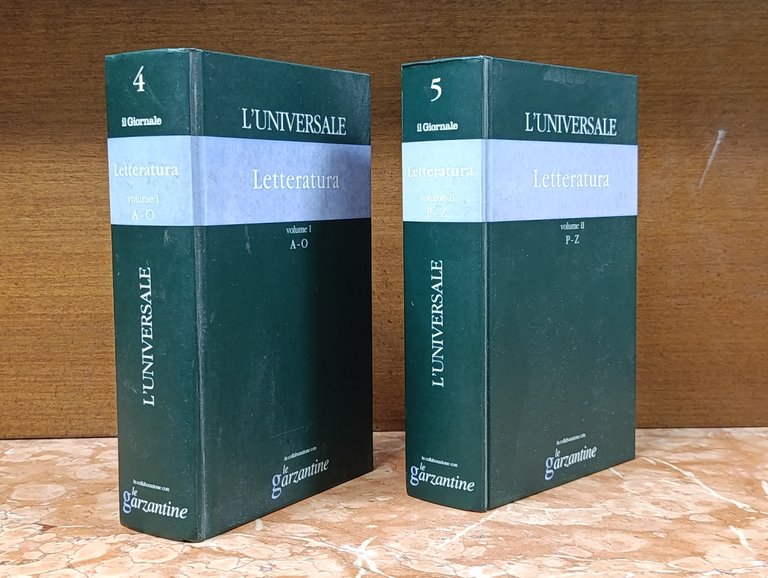 Letteratura. L'Universale - Le Garzantine 2 Volumi | Immagine Gallery 2