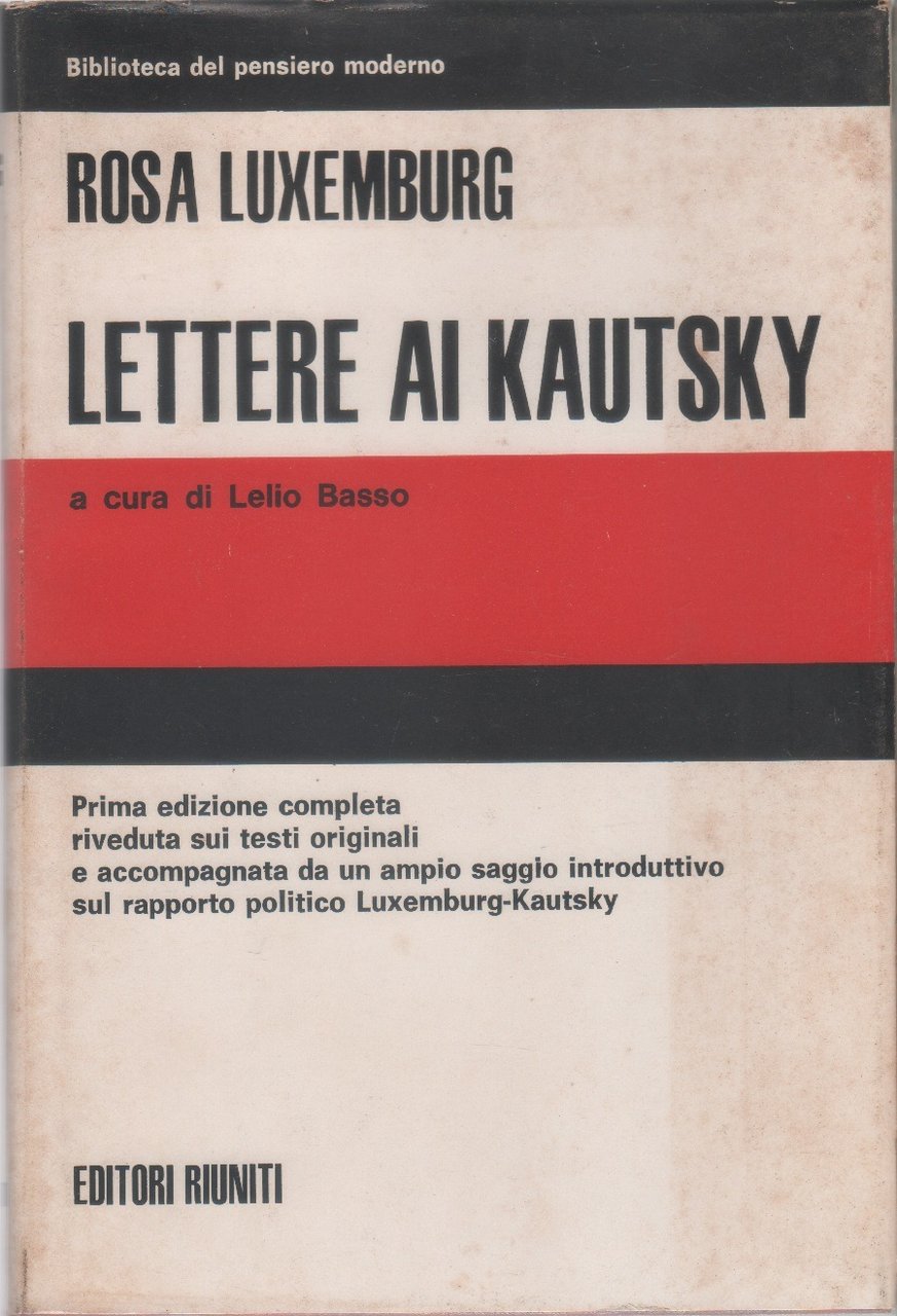 Lettere ai Kautsky - Rosa Luxemburg | Immagine principale