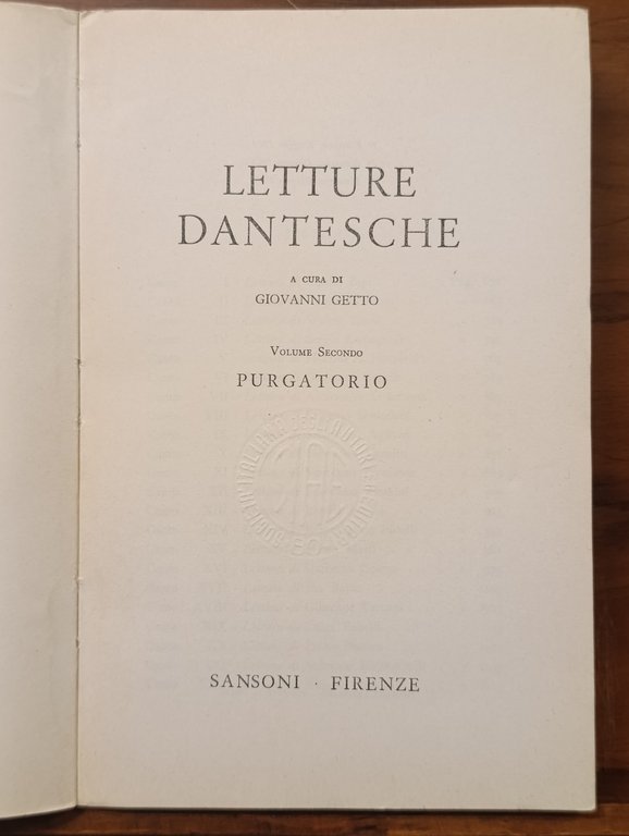 Letture dantesche II Volume / Purgatorio | Immagine Gallery 6