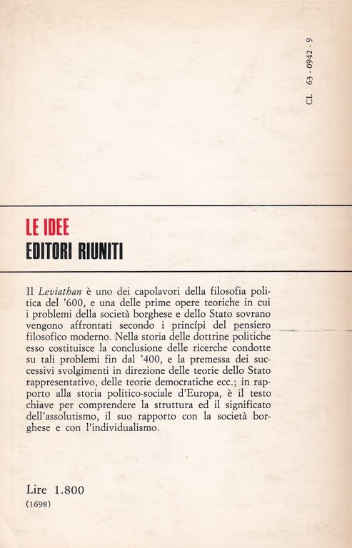 Leviatano. Le Idee