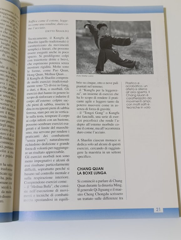 Lezioni di Kungfu Wushu. Guida Pratica Fotografica