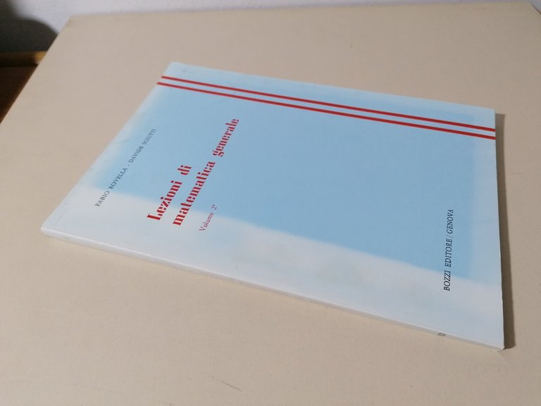 Lezioni di Matematica Generale Volume 2 Rovella Sciutti Bozzi 1988 …
