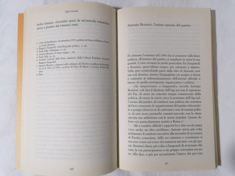 LIBRO Aldo Grandi FUORI DAL CORO biografia Ruggero Zangrandi 1998 …