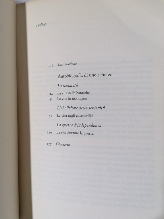 Libro AUTOBIOGRAFIA DI UNO SCHIAVO Miguel Barnet Einaudi 1968