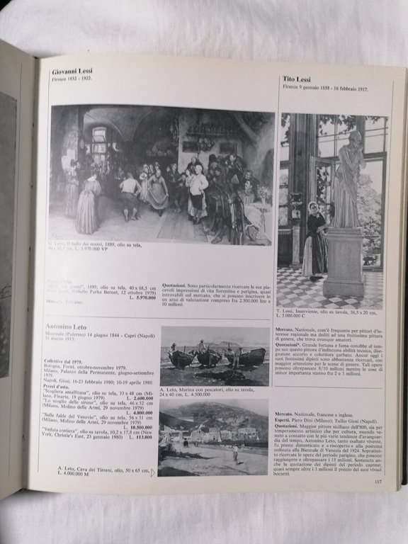 Libro CATALOGO BOLAFFI della pittura italiana dell'Ottocento n. 9 Marini …