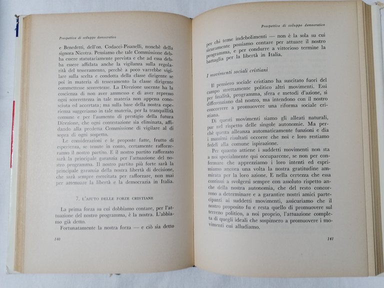 Libro DA NAPOLI A FIRENZE 1954 1959 Amintore Fanfani Garzanti …