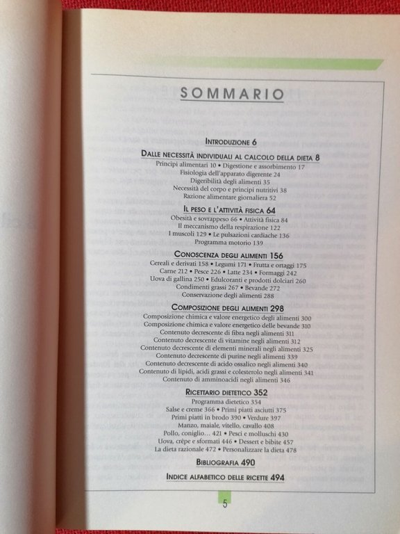 LIBRO Elio Muti La Bibbia delle calorie Giunti Demetra 2000-2003 …