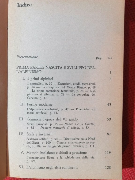 LIBRO GAROBBIO - RUSCONI - 1974 - L'ALPINISMO - ALPI …
