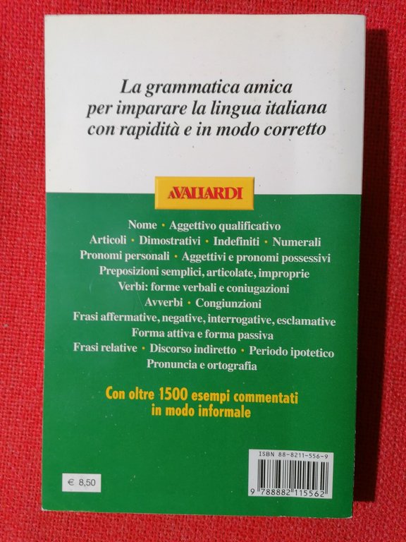 LIBRO Grammatica italiana facile di Cecilia Andorno, Stefania Ferraris Vallardi