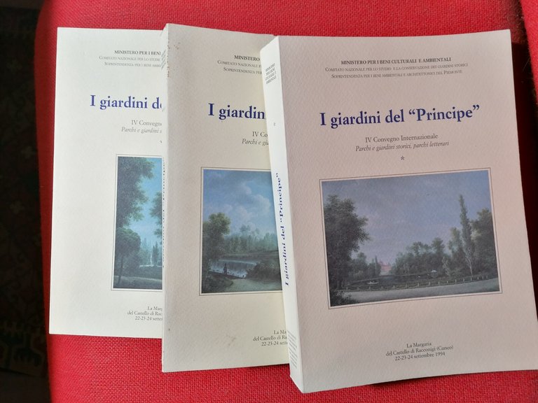 Libro I giardini del Principe, convegno parchi e giardini storici …