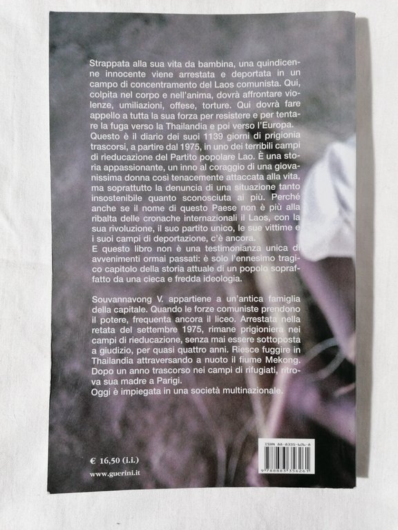Libro LA GIOVANE PRIGIONIERA Diario di vittima del Laos comunista …