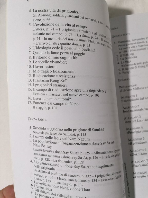 Libro LA GIOVANE PRIGIONIERA Diario di vittima del Laos comunista …