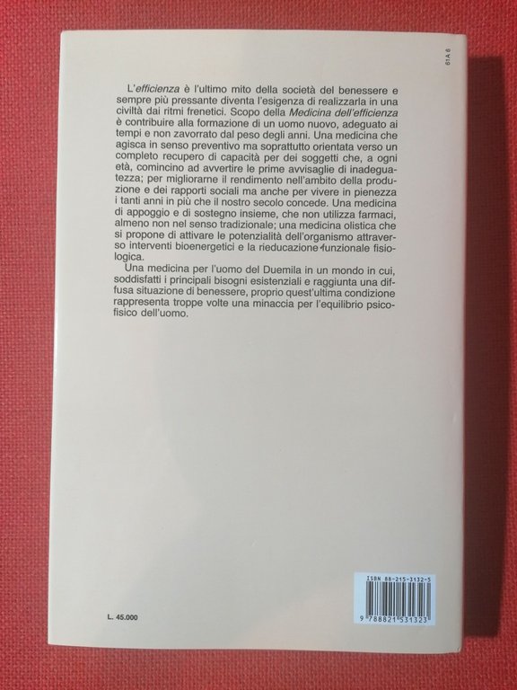 LIBRO LA MEDICINA DELL'EFFICIENZA - Dott. Bruno Massa - San …