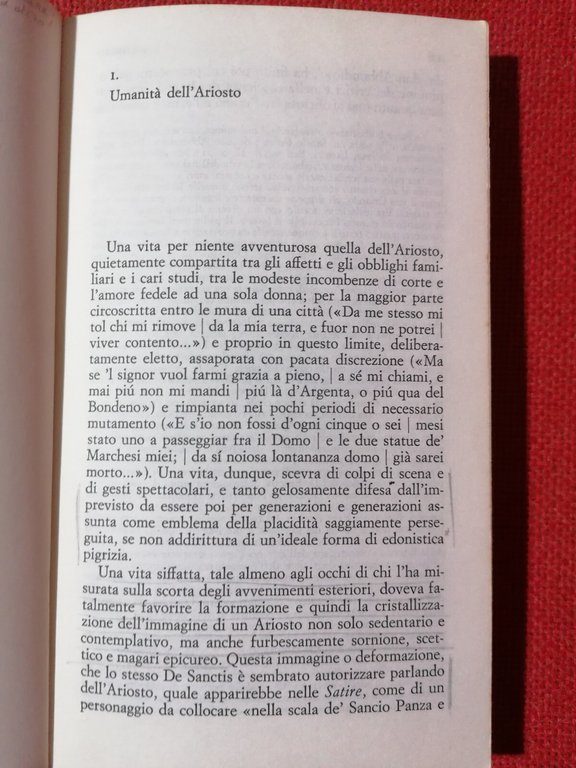 LIBRO Lanfranco Caretti ARIOSTO E TASSO Piccola Biblioteca Einaudi 1977
