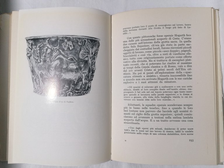 LIBRO Leonard Cottrell IL TORO DI MINOSSE Creta Minotauro civiltà …