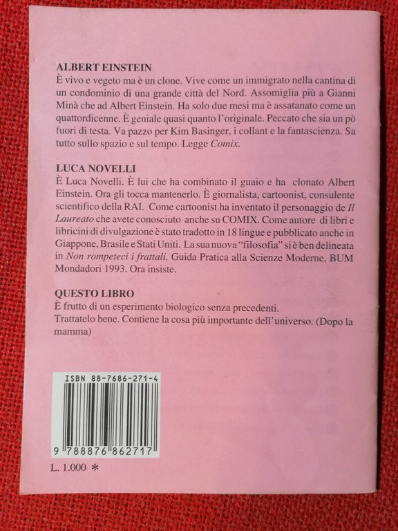 LIBRO Luca Novelli Albert Einstein Ci vuole una Fisica Bestiale …