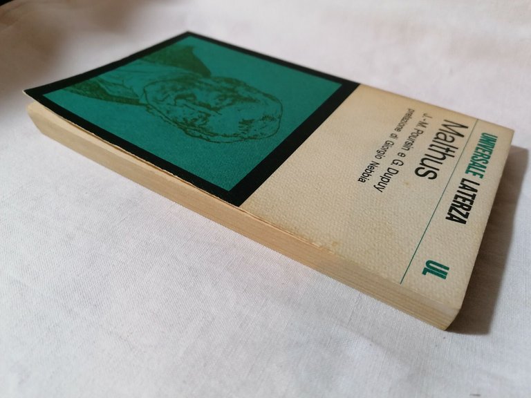 LIBRO MALTHUS POURSIN DUPUY LATERZA 1974 prefazione Giorgio Nebbia storia