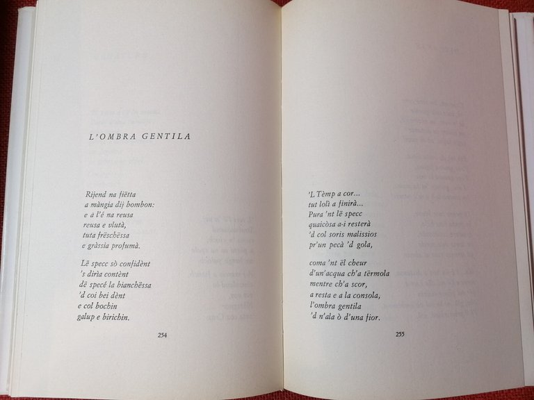 LIBRO Maria Ferrero POESIE PIEMONTESI Mariogros Tomasone 1970 Giovacchino Forzan