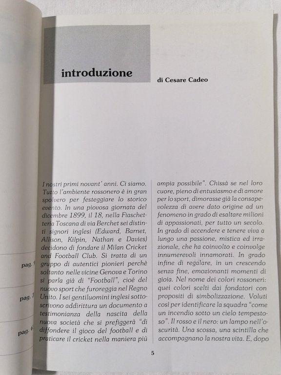 Libro MILAN 90 Pellegatti Bacci Serafini Cadeo Sport &amp; sport …