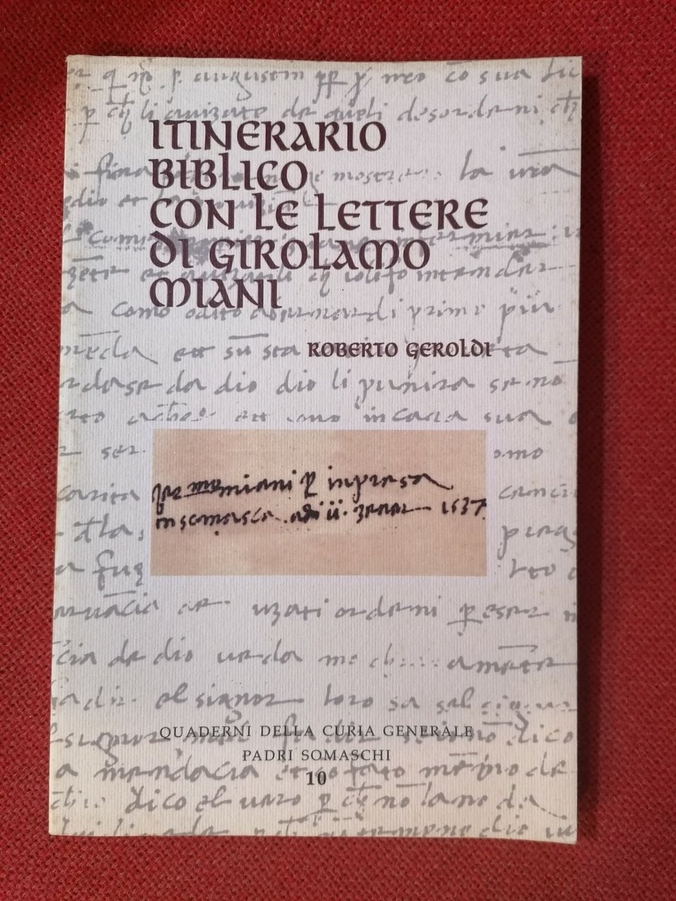 LIBRO Roberto Geroldi - Itinerario biblico con le lettere di …