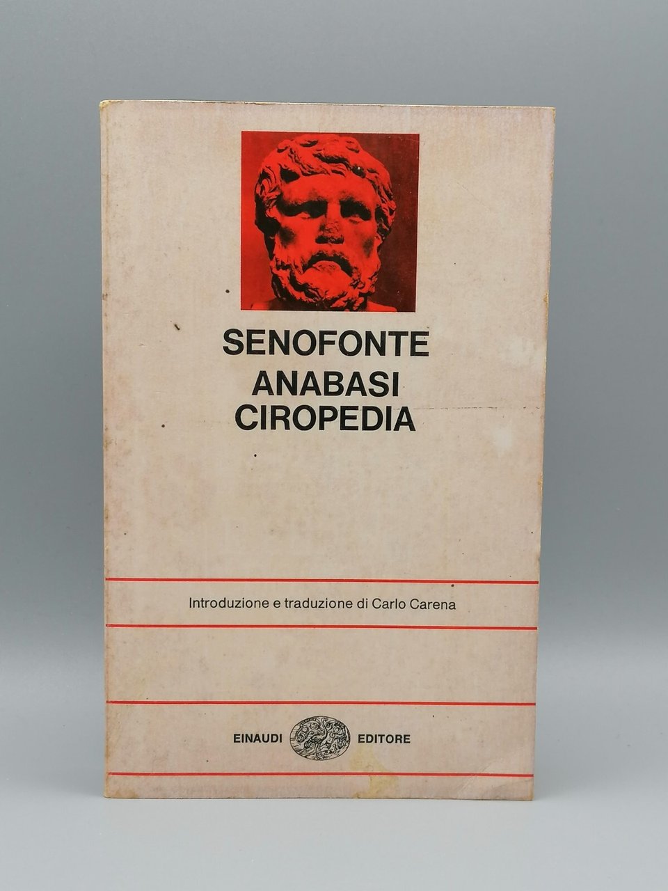 Libro Senofonte Anabasi Ciropedia Nuova Universale Einaudi 1977 Carlo Carena
