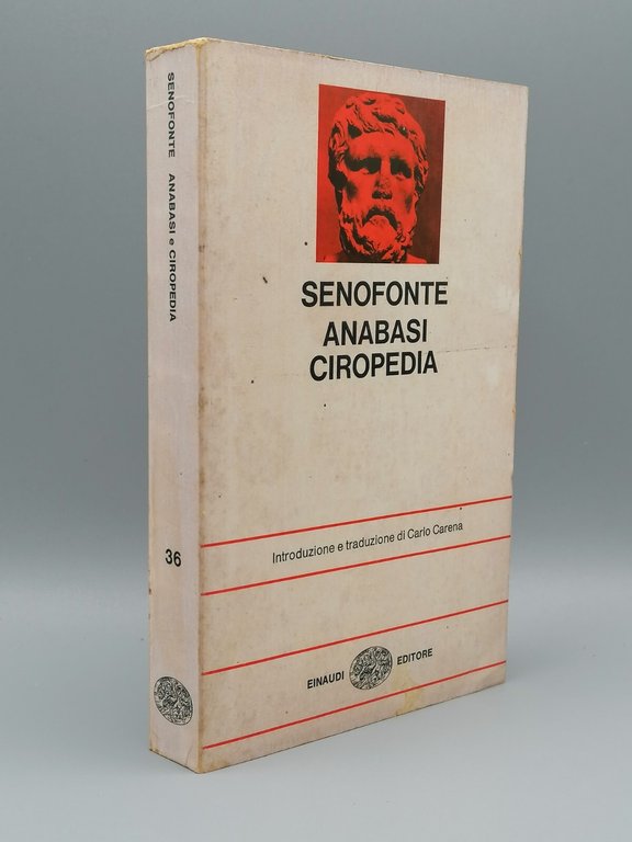 Libro Senofonte Anabasi Ciropedia Nuova Universale Einaudi 1977 Carlo Carena