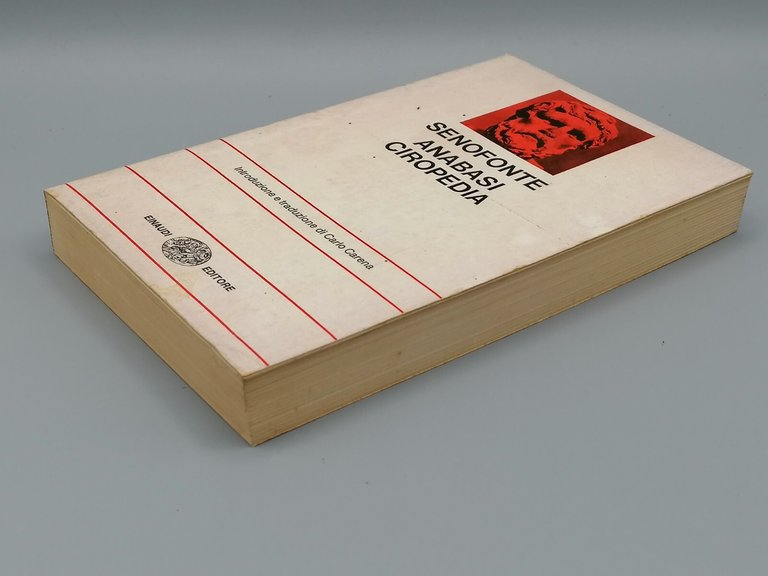 Libro Senofonte Anabasi Ciropedia Nuova Universale Einaudi 1977 Carlo Carena