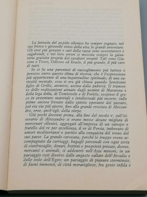 Libro Senofonte Anabasi Ciropedia Nuova Universale Einaudi 1977 Carlo Carena