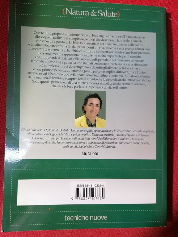 LIBRO Svezzamento naturale. Guida all'alimentazione del bambino Giulia Fulghesu