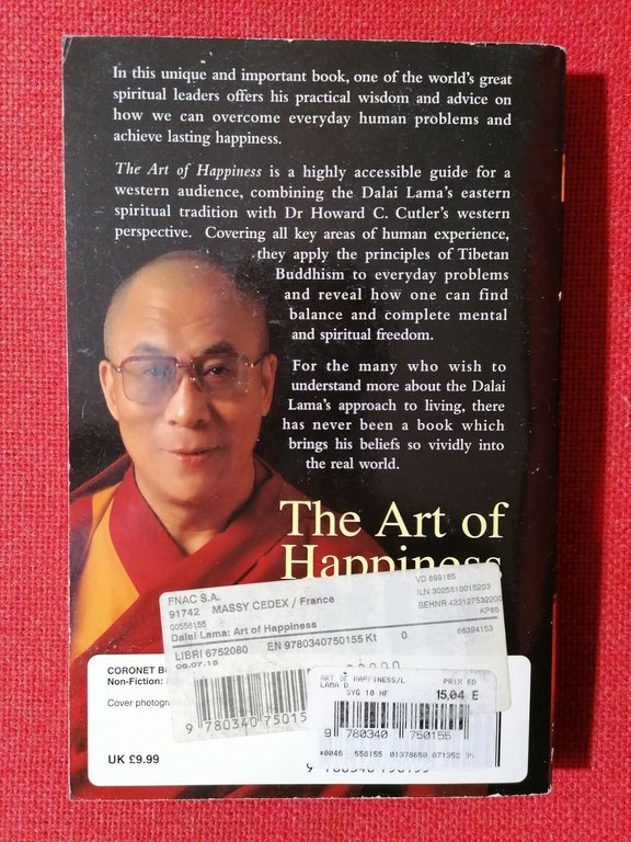 LIBRO THE ART OF HAPPINESS - Dalai Lama &amp; Howard …