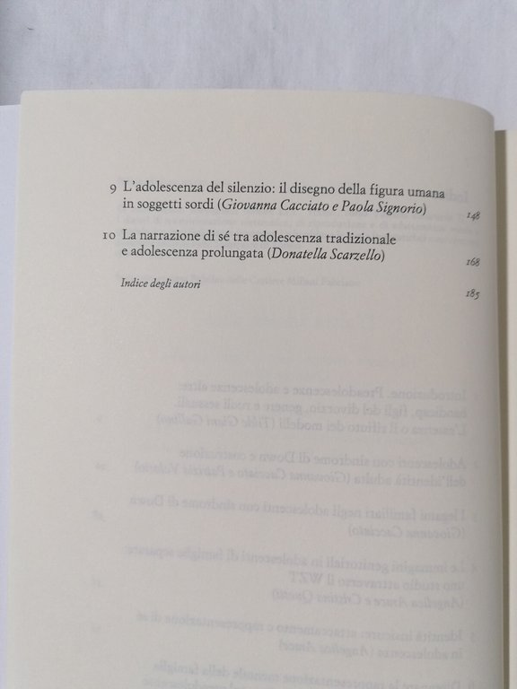LIBRO Tilde Giani Gallino L'ALTRA ADOLESCENZA Bollati Boringhieri 2001 1^ …