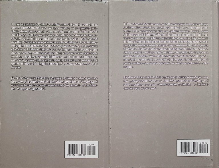 Liddell Hart Storia Militare Della Seconda Guerra Mondiale 2 Volumi …
