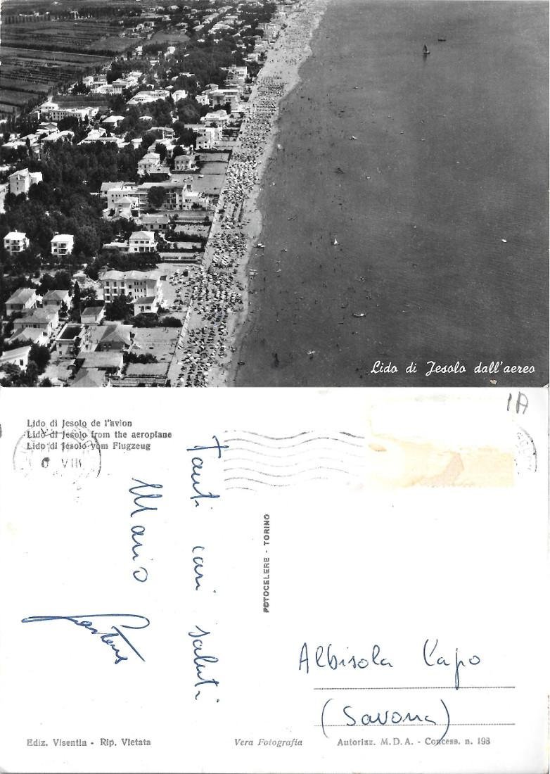 Lido di Jesolo dall'aereo. Viaggiata | Immagine principale
