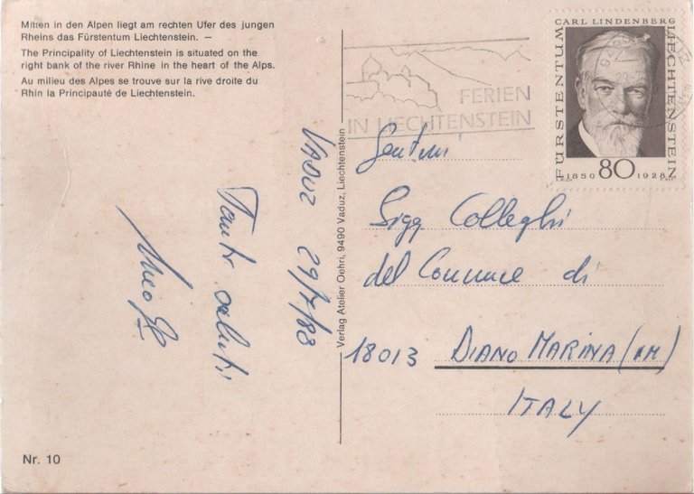 Liechtenstain. Viaggiata 1988 | Immagine Gallery 2
