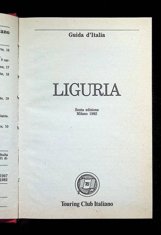 Liguria. Guida d'Italia Touring Club | Immagine Gallery 4