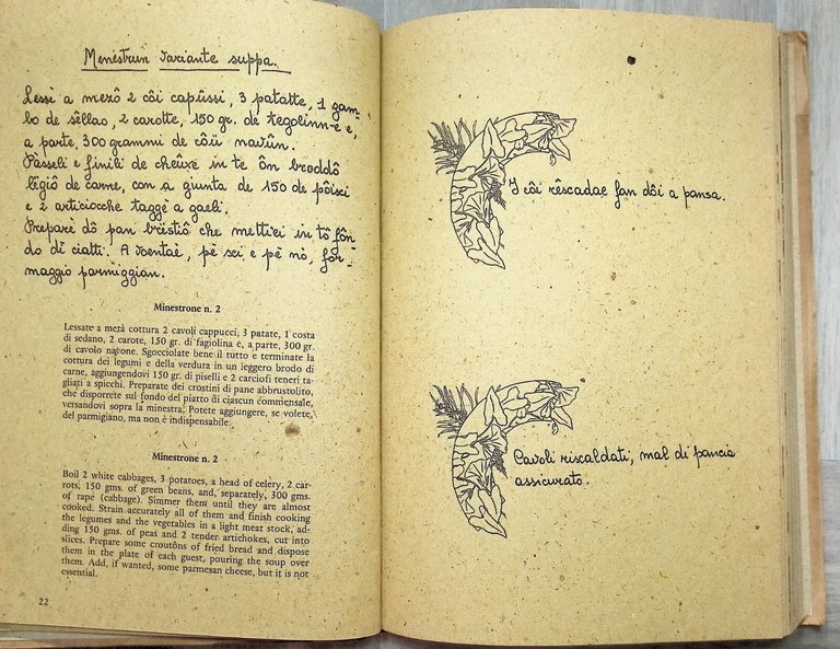 Liguria in Bocca Libro Ricette Grimaldi 1^ Edizione il Vespro …