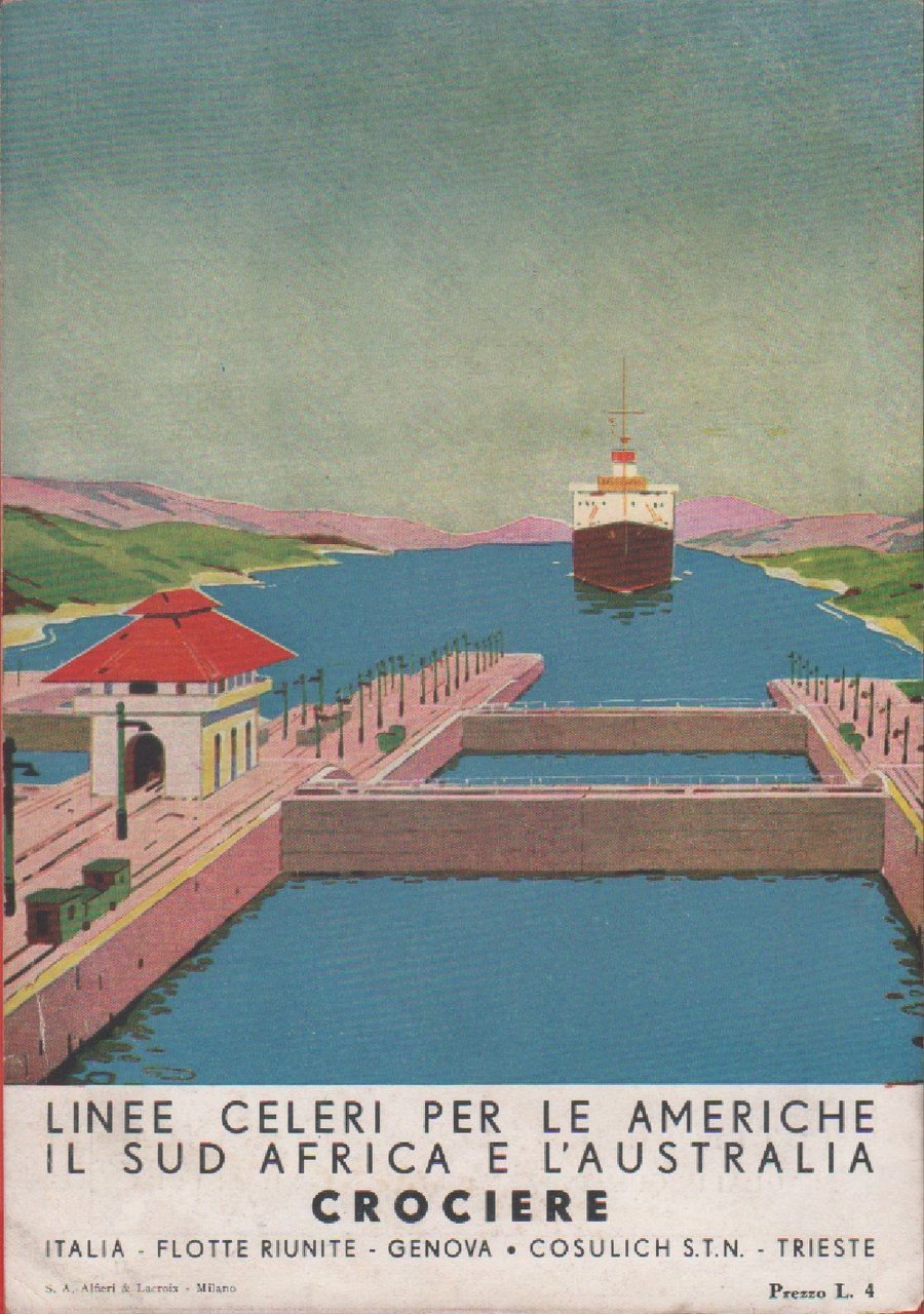 Linee Cosulich. Advertising 1937 | Immagine principale