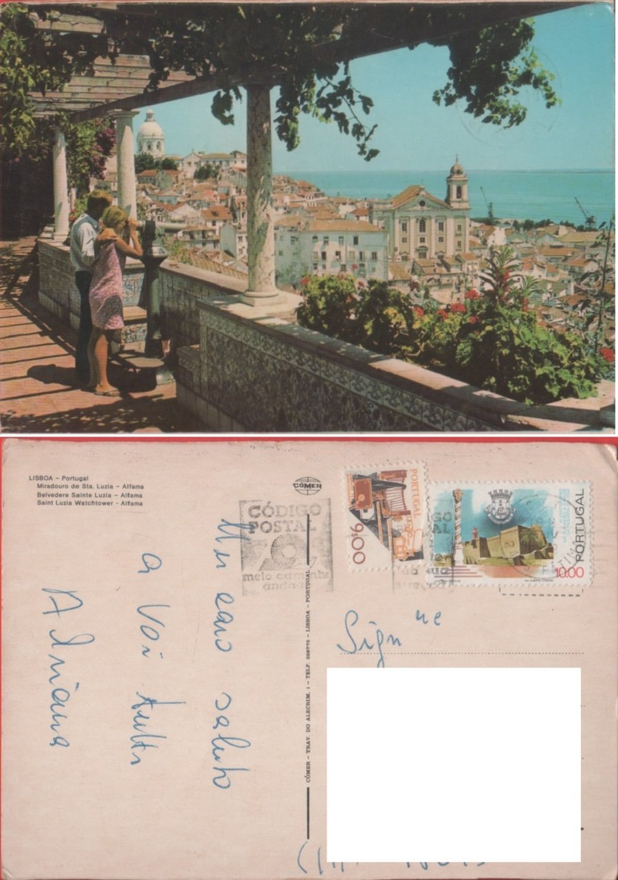 Lisboa. Miradur de Sta. Luzia. Alfama. Viaggiata | Immagine principale