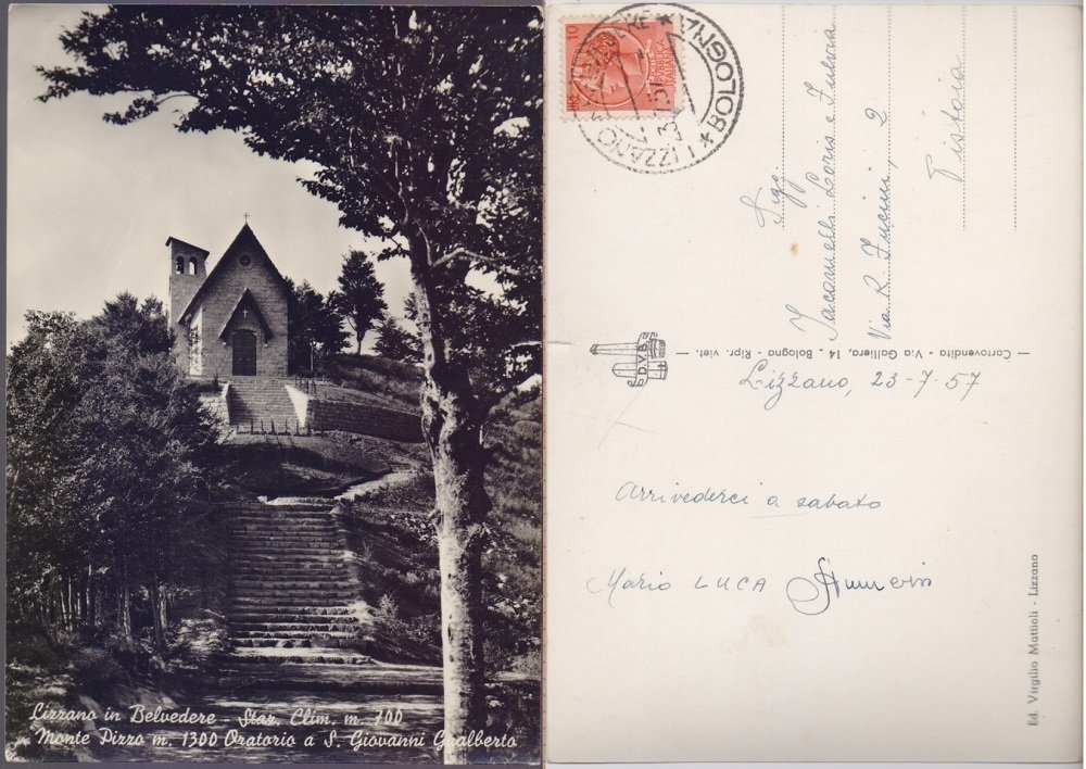 Lizzano in Belvedere (BO). Monte Pizzo, Oratorio S. Giovanni Gualberto. … | Immagine principale