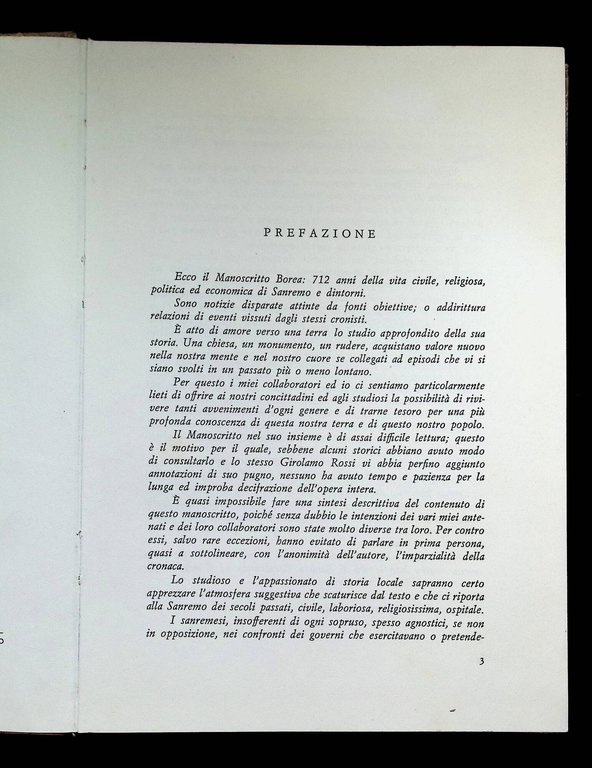 ll Manoscritto Borea. Cronache di Sanremo e della Liguria Occidentale | Immagine Gallery 5