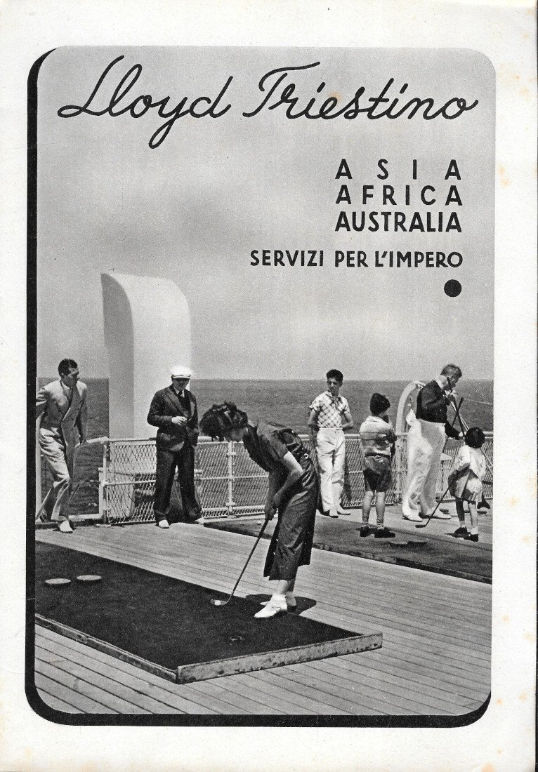 Lloyd Triestino. Asia Africa Australia. Servizi per l'Impero - Advertising … | Immagine principale