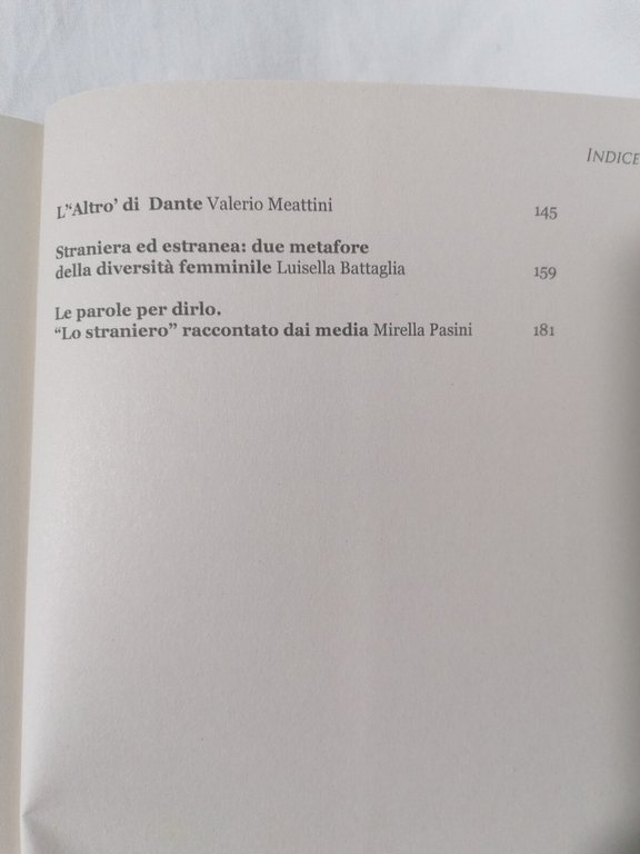 Lo Straniero Lo Sconosciuto I diversi volti dell'Alterità Libro Paolo …